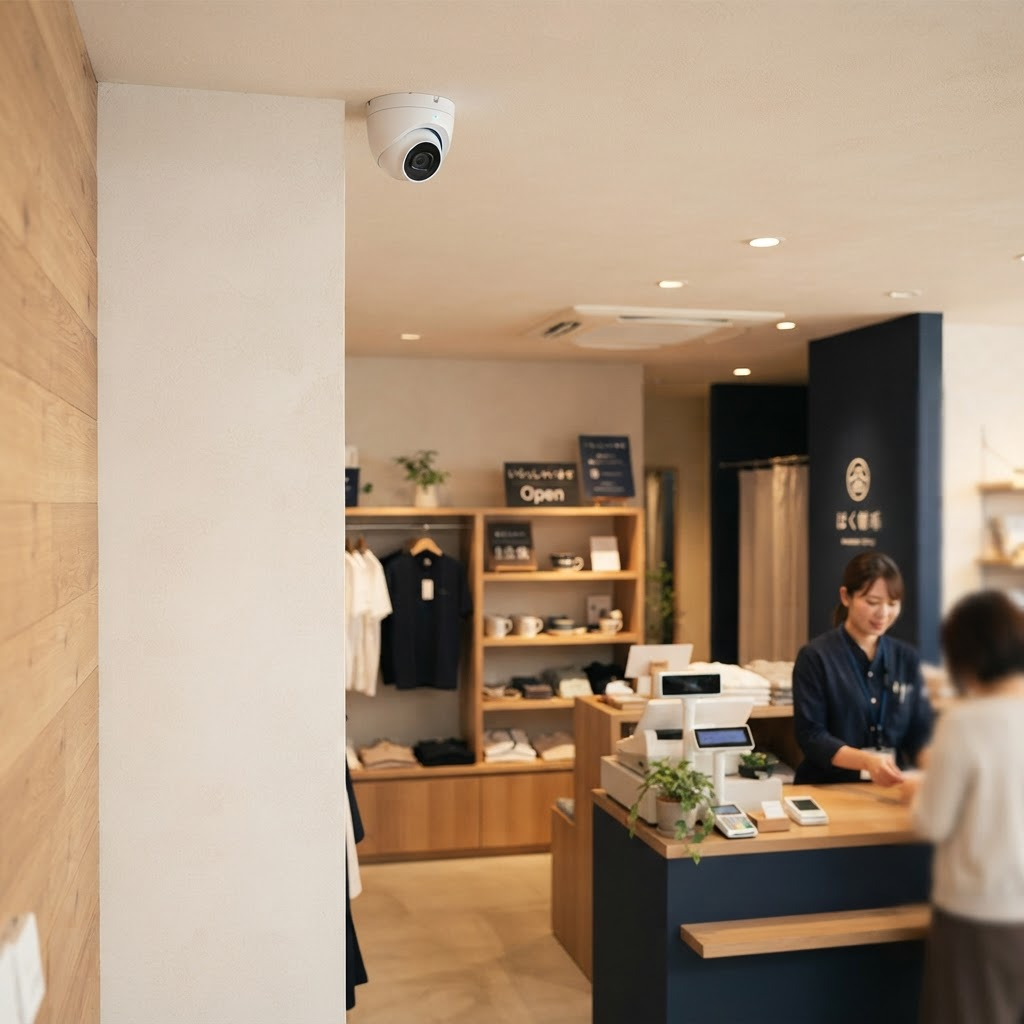 店舗・法人向け防犯カメラの選び方|万引き・トラブル・従業員の安全対策を専門店が解説
